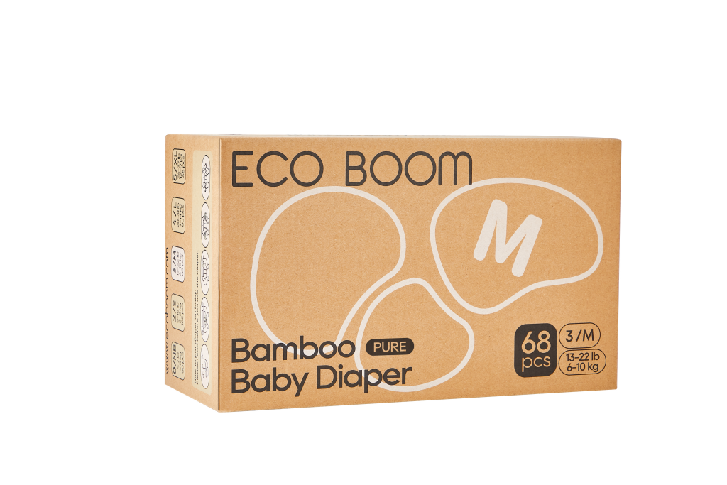 Eco Boom Bamboo Baby Diaper size M