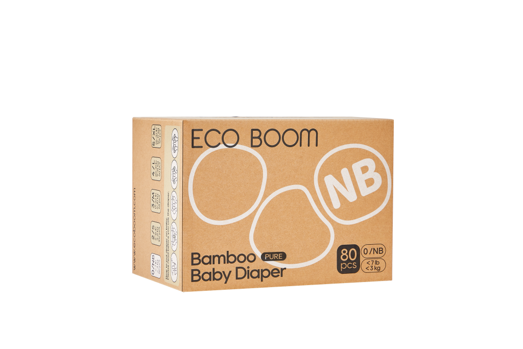 Eco Boom Bamboo Baby Diaper size NB