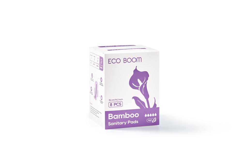 Eco Boom Feminine Pads Extra Heavy Overnight