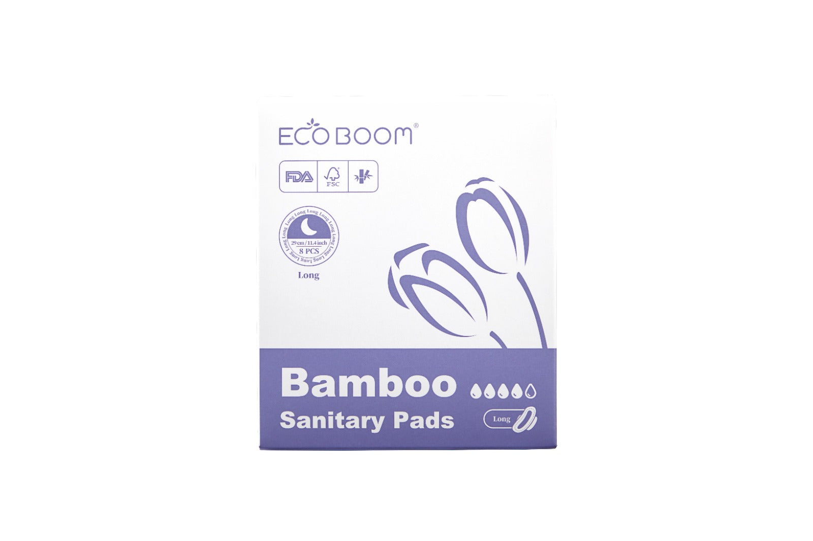 Eco Boom Feminine Pads Extra Heavy Flow