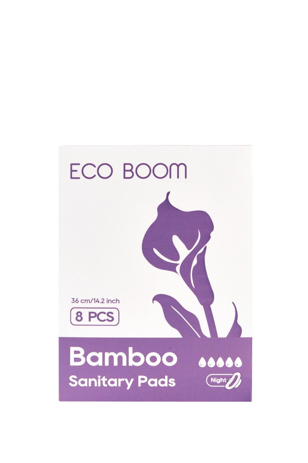 Eco Boom Feminine Pads Overnight
